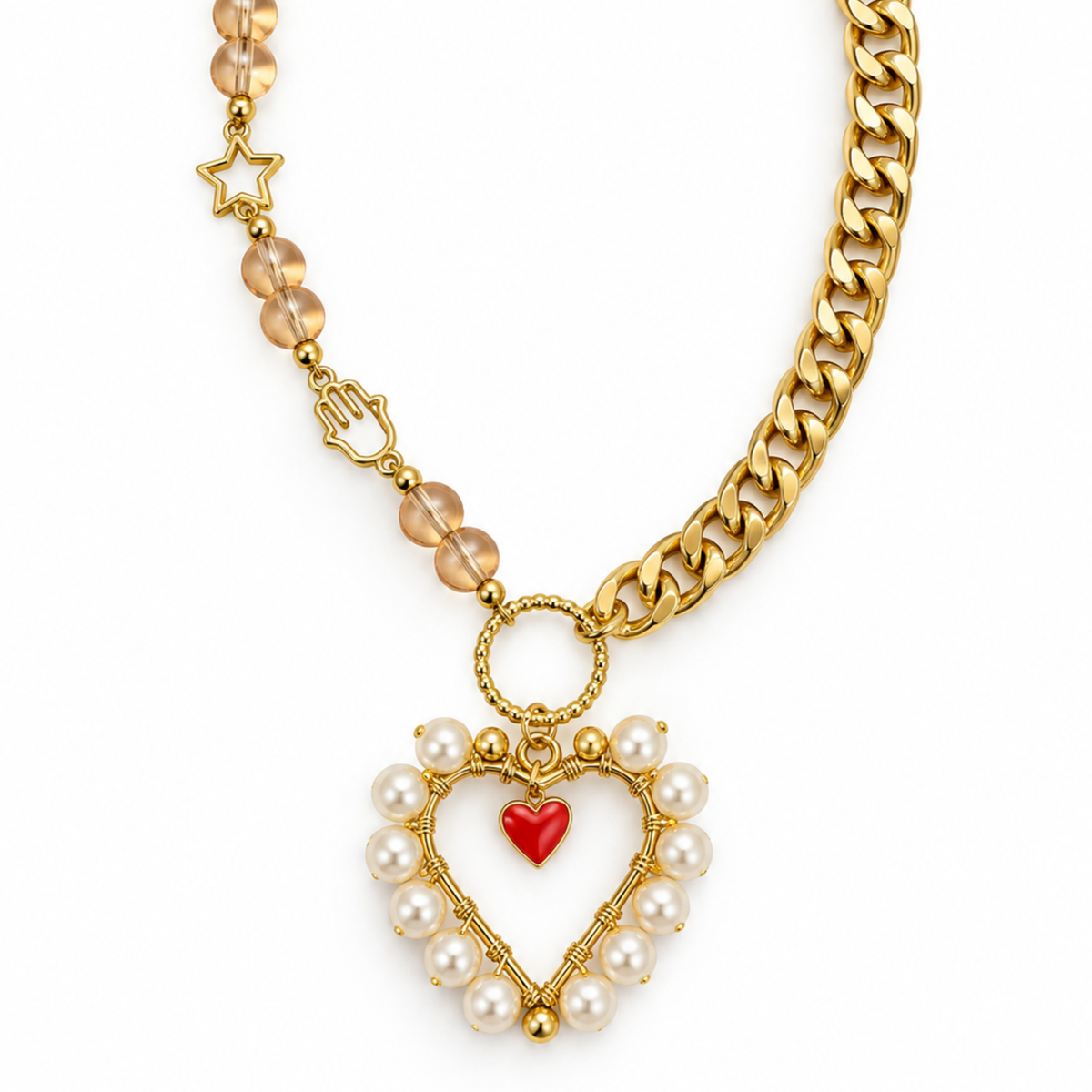 Collar corazón