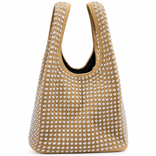 Bolso bandolera con pedrería