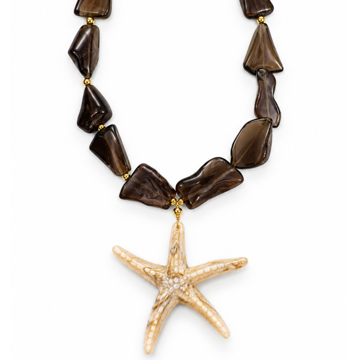 Collar estrella cafe