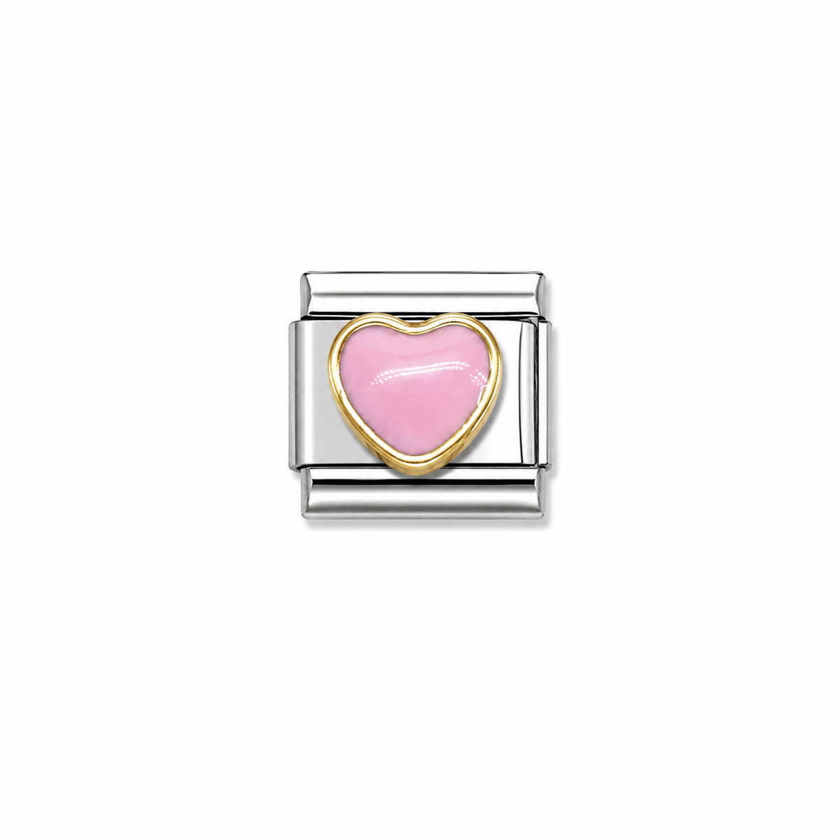 Charms corazón rosa